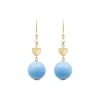 Pendientes Perla Turquesa Pearls Lady