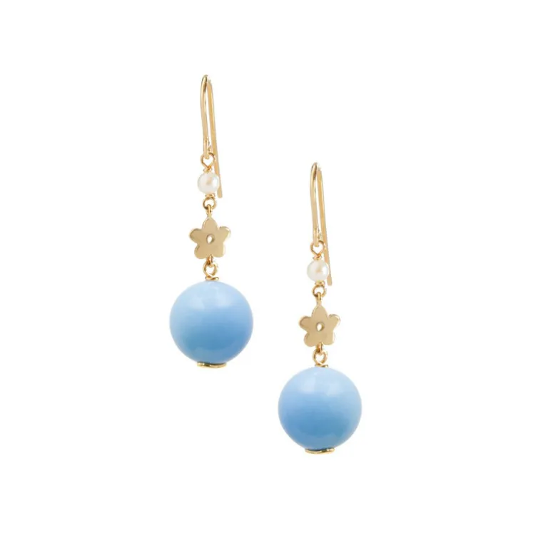 Pendientes Perla Turquesa Pearls Lady
