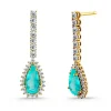 Pendientes Red Carpet Paraiba Pera