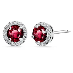 Pendientes Rubí Clavel 1.20Ct.