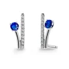 Pendientes Trepadores Rama Diamantes y Zafiros 0.40