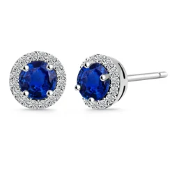 Pendientes Zafiro Clavel 1.20Ct.