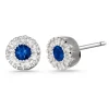 Pendientes Zafiro Dormilona Diamond Color