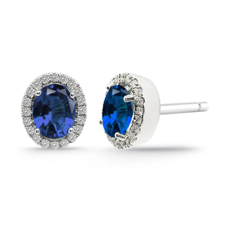 Pendientes Zafiro Orla Dalia 1.80