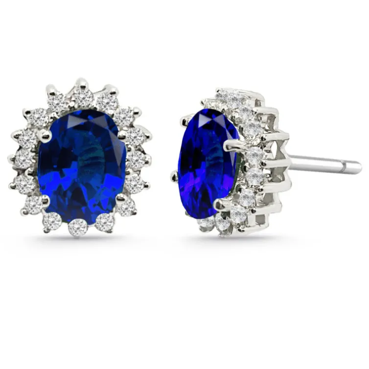 Pendientes Zafiro Orla Dalia 1.90