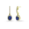 Pendientes Zafiro Orla Sunset 1.20 Oro Amarillo