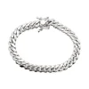 Pulsera Cubana 20cm Plata de Ley Maciza 925