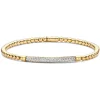 Pulsera de Diamantes y Oro Elástica Colette Barra