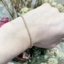 Pulsera Diamantes Riviere Redonda 0.60Ct