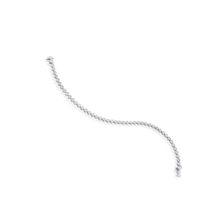 Pulsera Diamantes Riviere Chaton