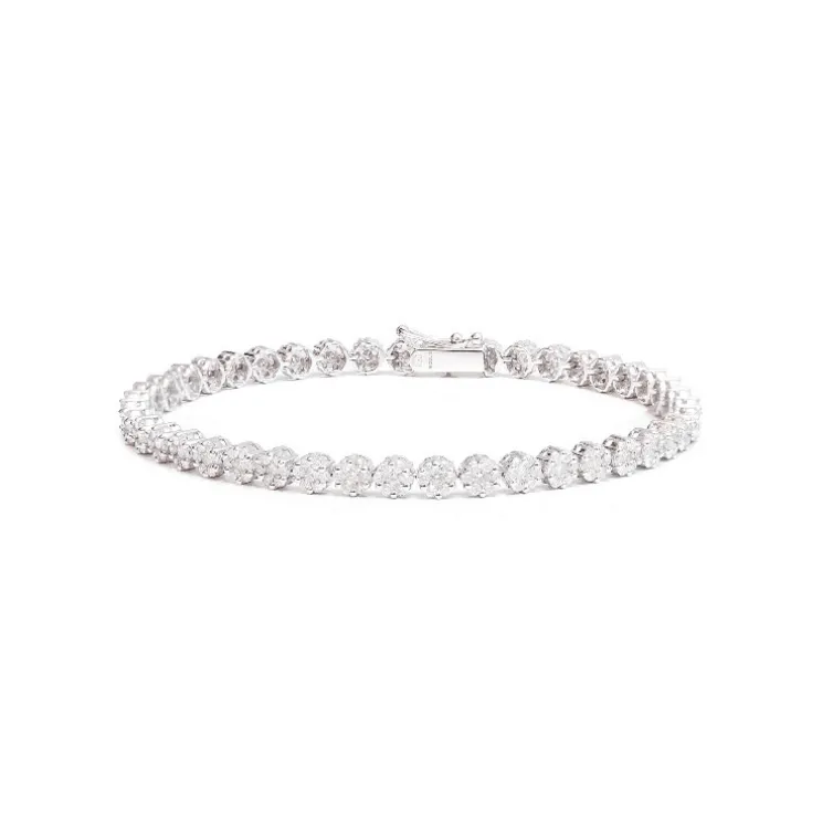 Pulsera Diamantes Riviere Roseton