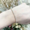 Pulsera Diamantes Riviere Redonda 3.00Ct
