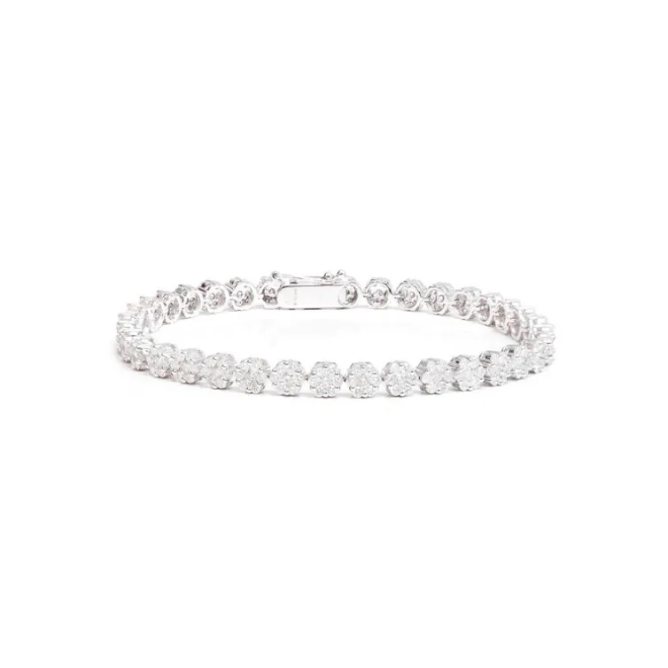 Pulsera Diamantes Riviere Roseton