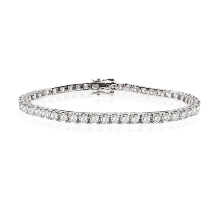 Pulsera Diamantes Rviere Square 4.00Ct