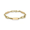 Pulsera Esclava Mujer Oro Amarillo Eslabones