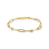 Pulsera Esclava Mujer Oro Amarillo Estrella