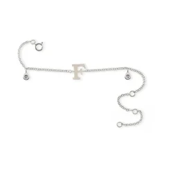 Pulsera Inicial Letra F Mini Details