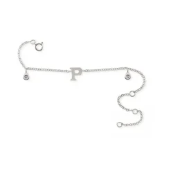 Pulsera Inicial Letra P Mini Details