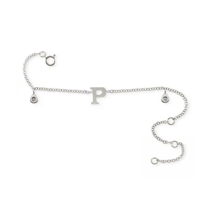 Pulsera Inicial Letra P Mini Details