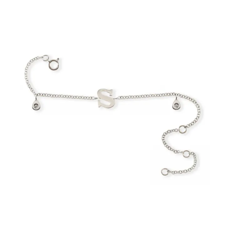 Pulsera Inicial Letra S Mini Details