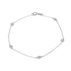 Pulsera Oro Diamantes 5 Spot