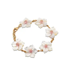 Pulsera Oro Flower Power