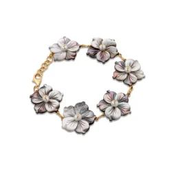 Pulsera Oro Flower Power