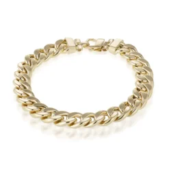 Pulsera Oro 18K Eslabon Cubano 10Mm