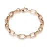 Pulsera Oro 18K Eslabon Gallon 13X7 17Cm