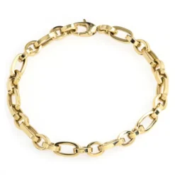 Pulsera Oro 18K Forsada Oval Daily