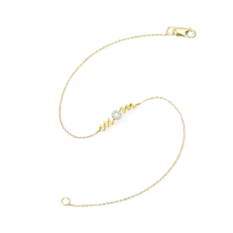 Pulsera Oro Mom Mama Mini Details