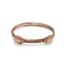 Pulsera Oro Rosa Nudo Corredera 8 Hilos