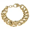 Pulsera Oro Serpiente Plana Grande