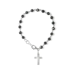 Pulsera Rosario Hematite