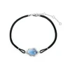 Pulsera Topacio Y Diamantes Nube New Wave