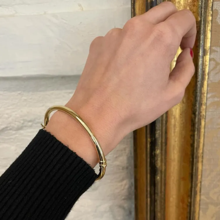 Pulsera Tubo Basic Gold