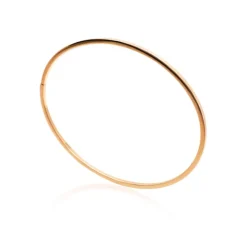 Pulsera Tubo Cuadrado Oro Rosa