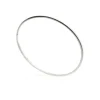 Pulsera Tubo Cuadrado Oro Blanco
