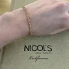 Pulsera Zafiros Naranjas 2.45Ct Oro Rosa Rainbow