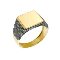 Sello Oro Cuadrado Bolas Moderno
